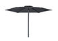 Guarda-chuva exterior retangular do parasol do ODM Sun do OEM com 6 Rib Straight Pole