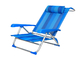 Cadeira de aço exterior da areia da praia da trouxa das cadeiras de jardim do Recliner de Textilene