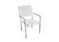 Cadeiras empilháveis de alumínio do pátio Textilene da cadeira dobrável exterior amigável de Eco